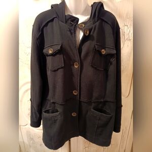 Mossimo Black JACKET With Hood